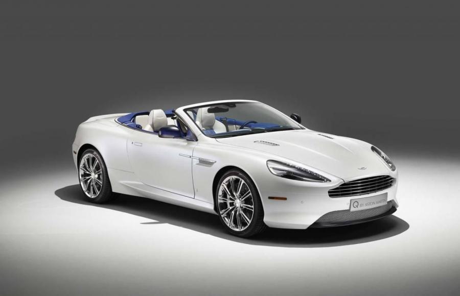  Aston Martin DB9 Volante Morning Frost by Q 2014 года  (фото 1 из 11)